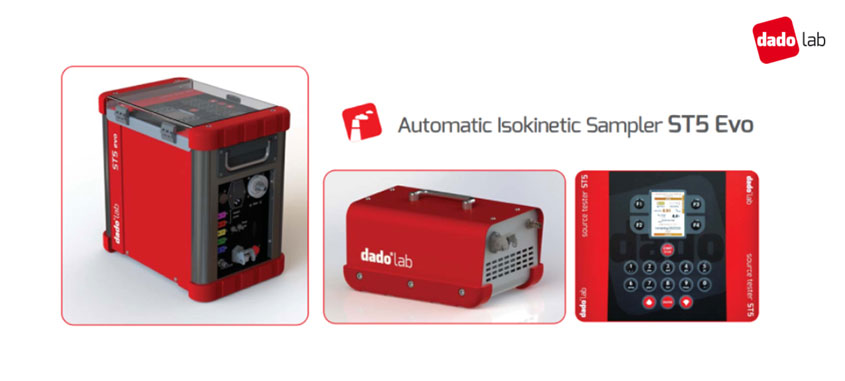 ชุดเก็บตัวอย่างฝุ่นละอองจากปล่องโรงงานอุตสาหกรรมแบบอัตโนมัติ Dado lab ST5 Evo